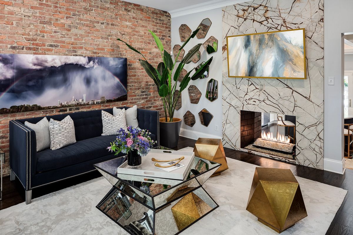 Charlotte, NC - Fourth Ward - Living Room