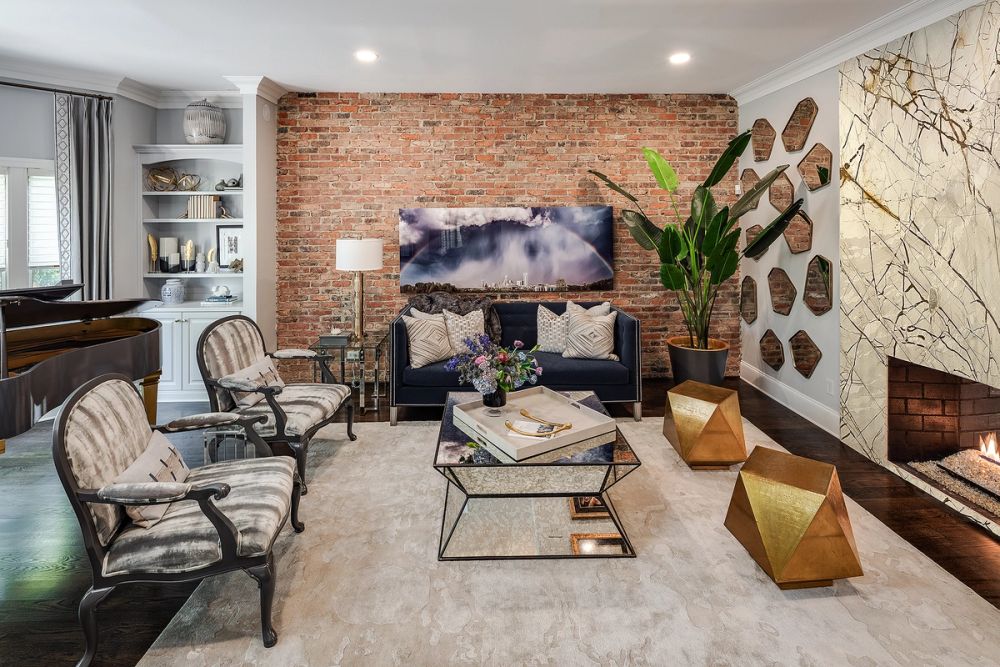 Charlotte, NC - Fourth Ward - Living Room Full
