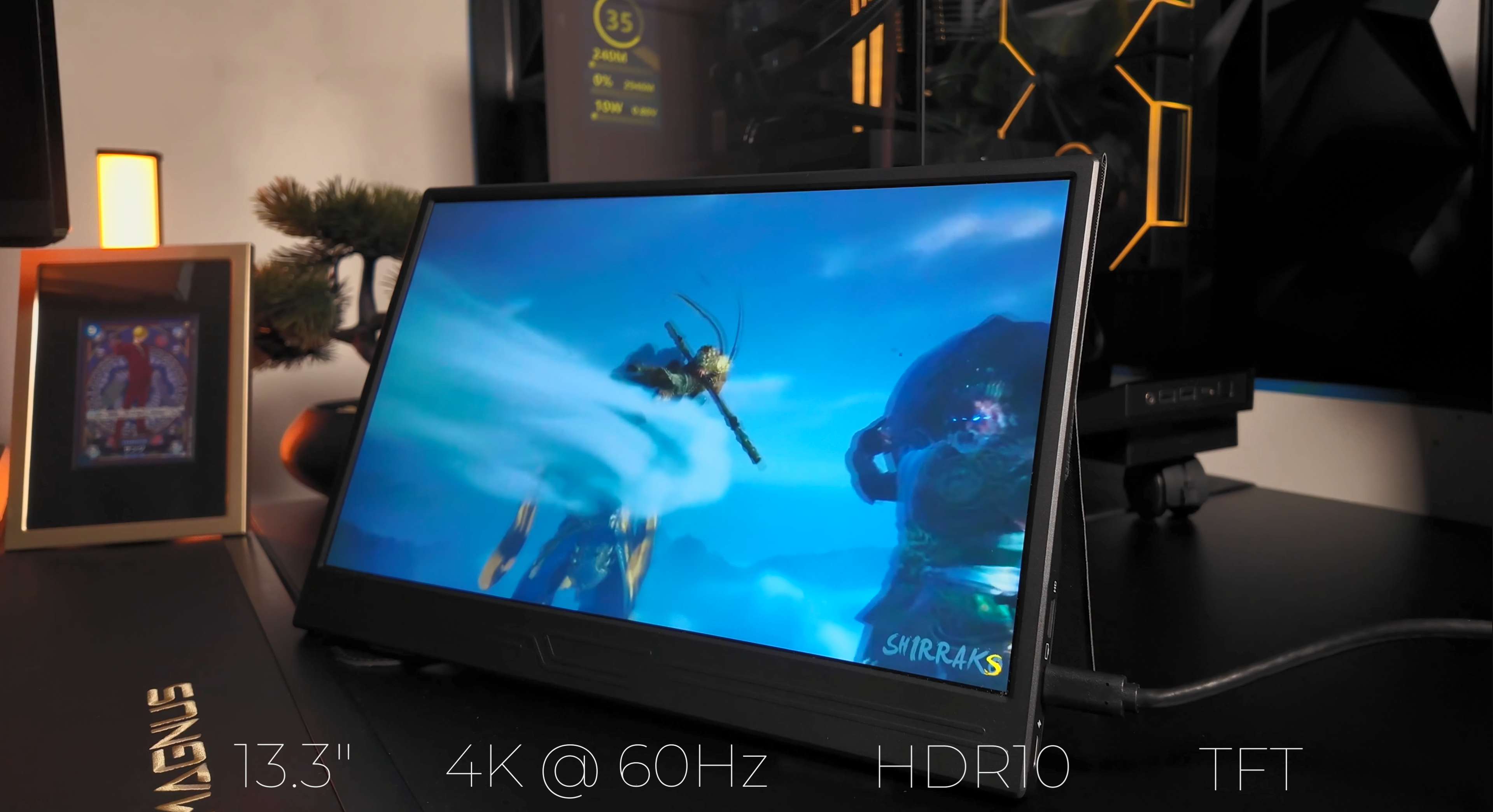ZSUS 13" 4K Monitor image 4