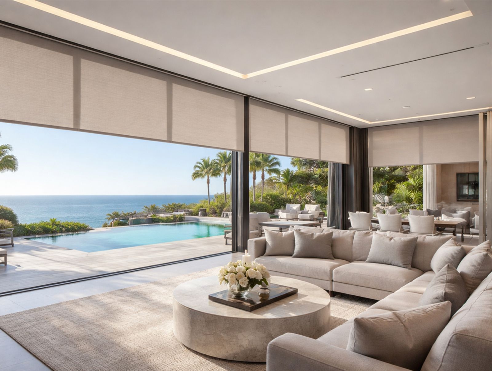 Lutron Shades Integration Ideas for High-End Homes in Orange County, CA