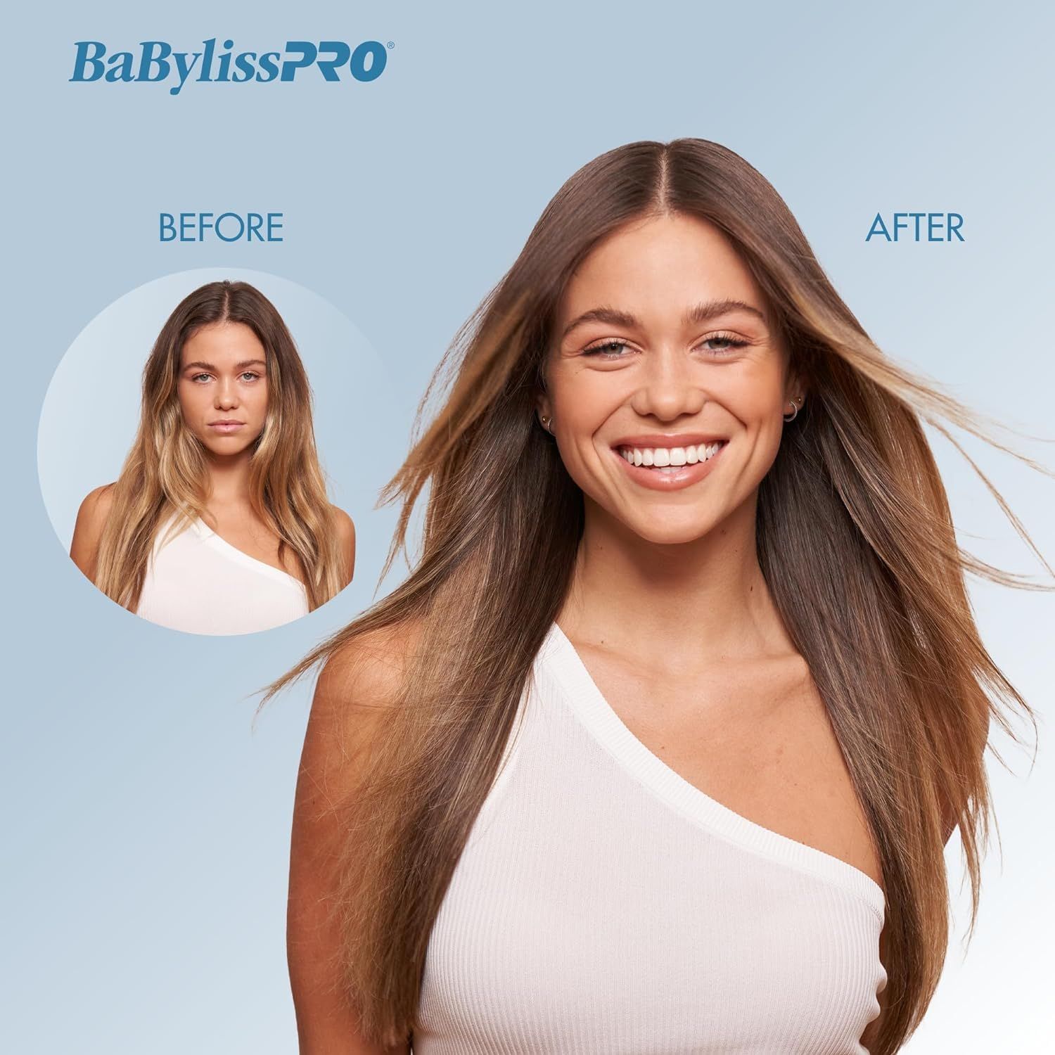 BaBylissPRO Nano-Titanium & Ceramic Ultra-Slim Extra-Long Flat Iron