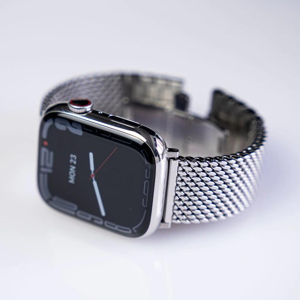 MILANESE STAINLESS STEEL LUXURY APPLE WATCH STRAP