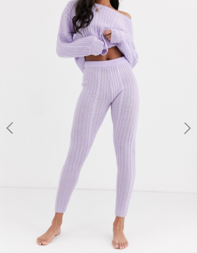 Premium Lounge Cable Knit Legging