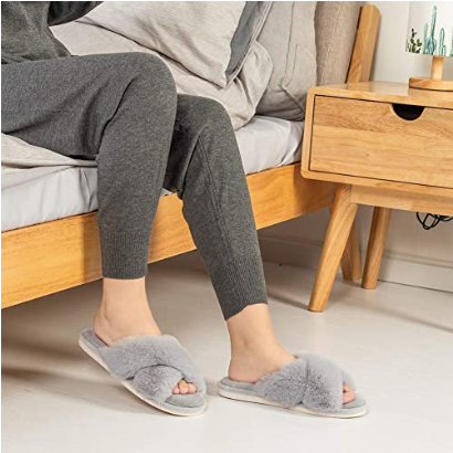 UGG Cross Band Slippers