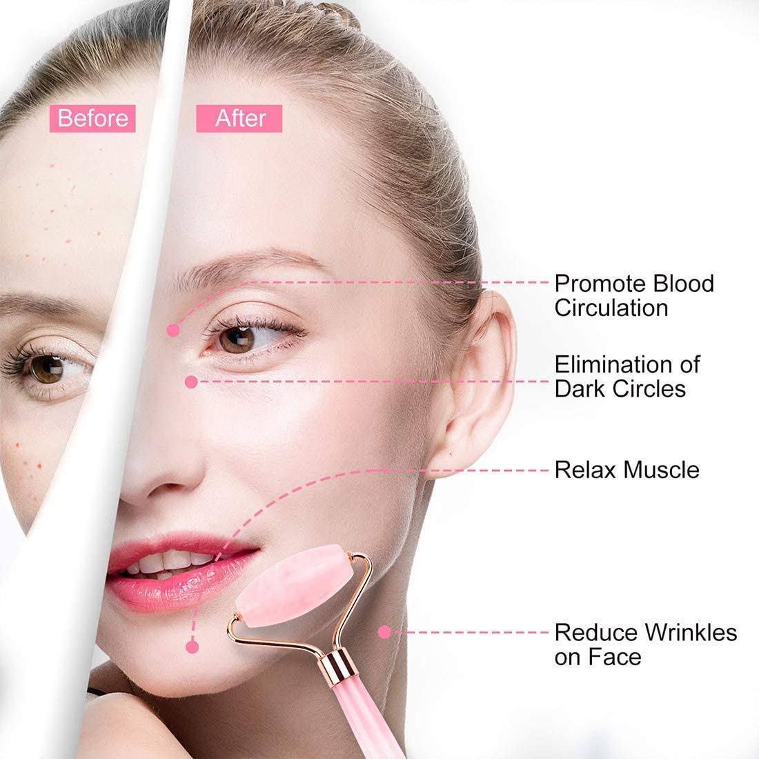 Deciniee Jade Face Roller for Slimming & Firming