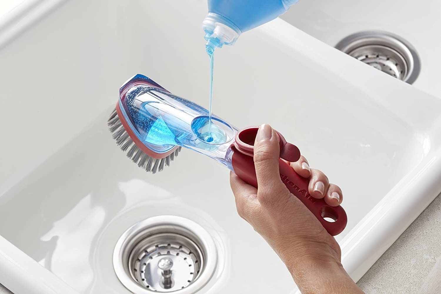 KitchenAid Classic Soap Dispensing Sink Brush