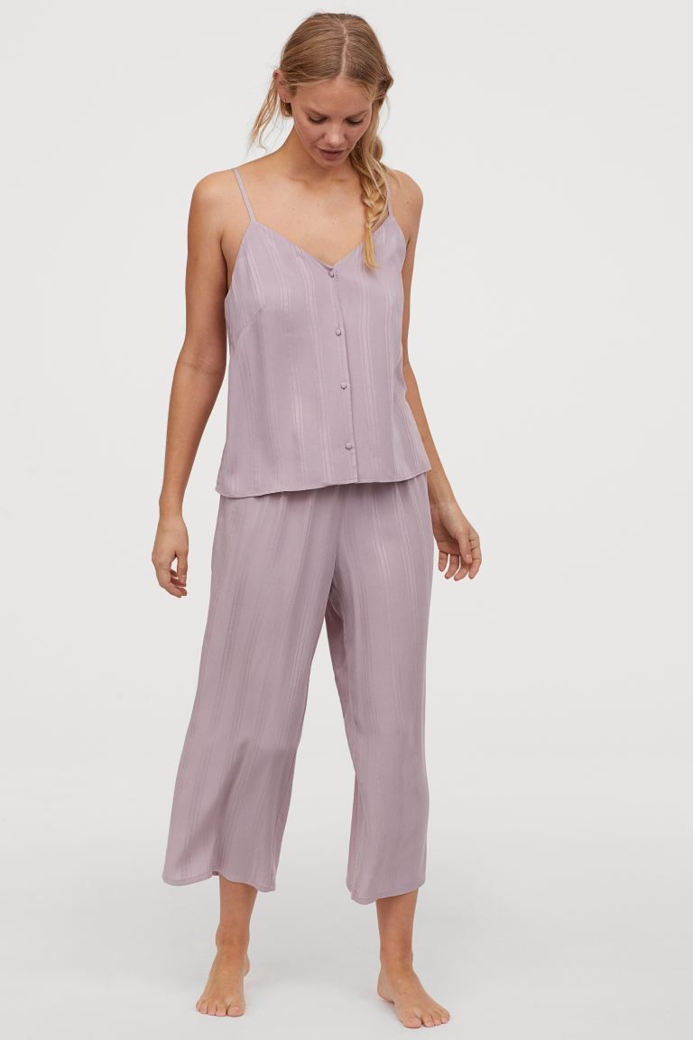 h&m Pajama Camisole and Culottes