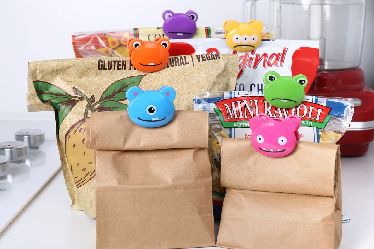 Kikkerland Monsters Bag Clips