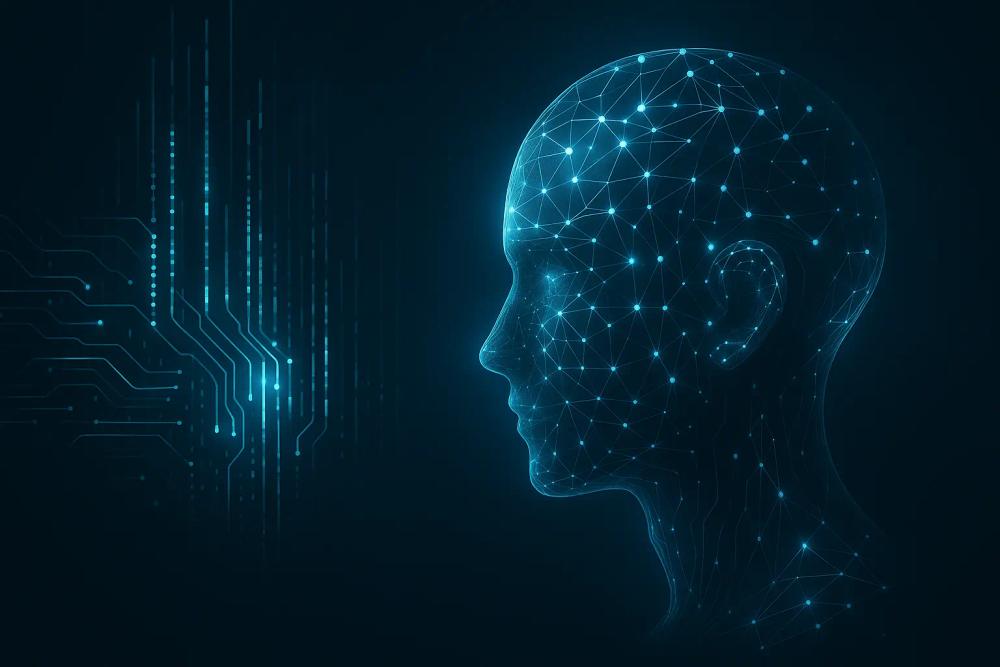 A sophisticated image depicting an abstract AI agent with glowing neural pathways, analyzing data streams from its environment. A sophisticated image depicting an abstract AI agent with glowing neural pathways, analyzing data streams from its environment.