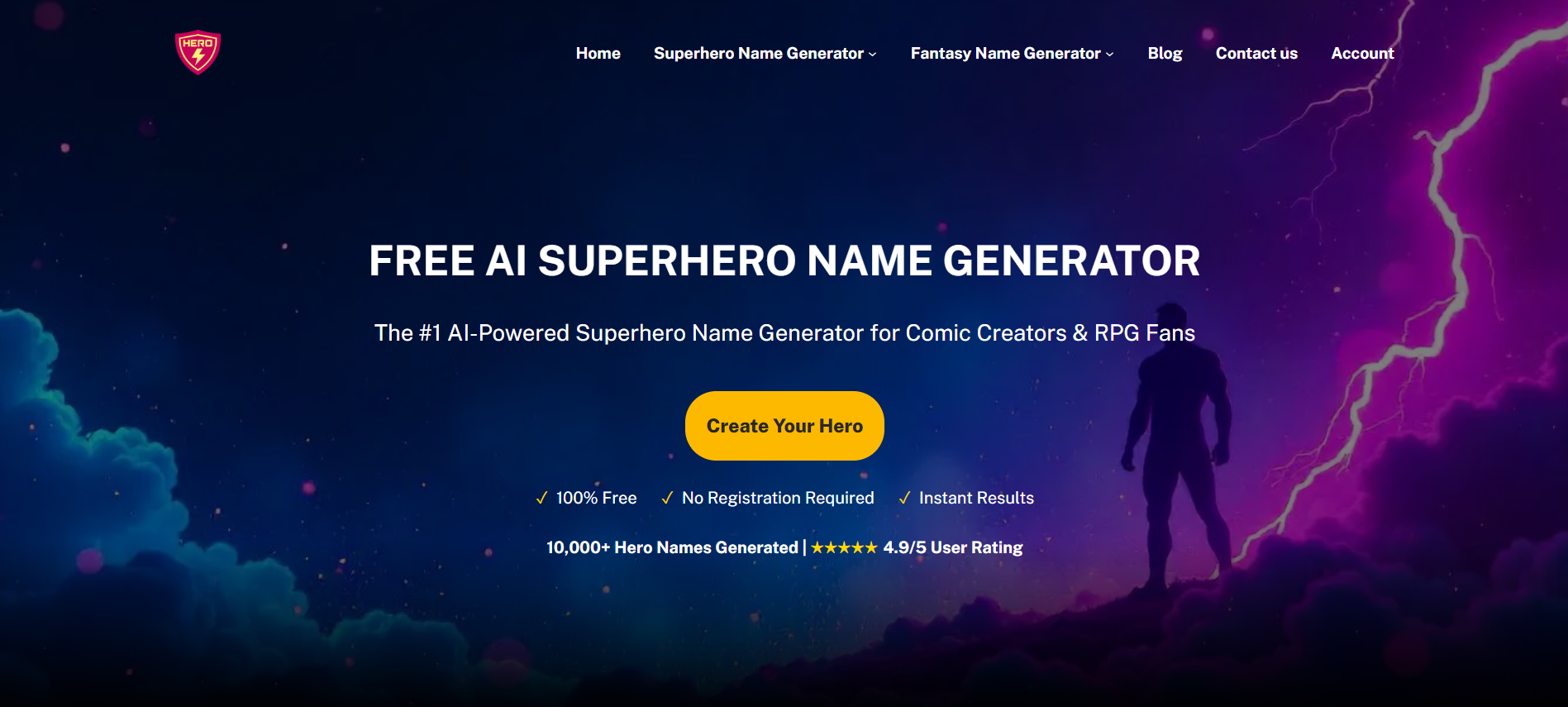 Superhero Name Generator