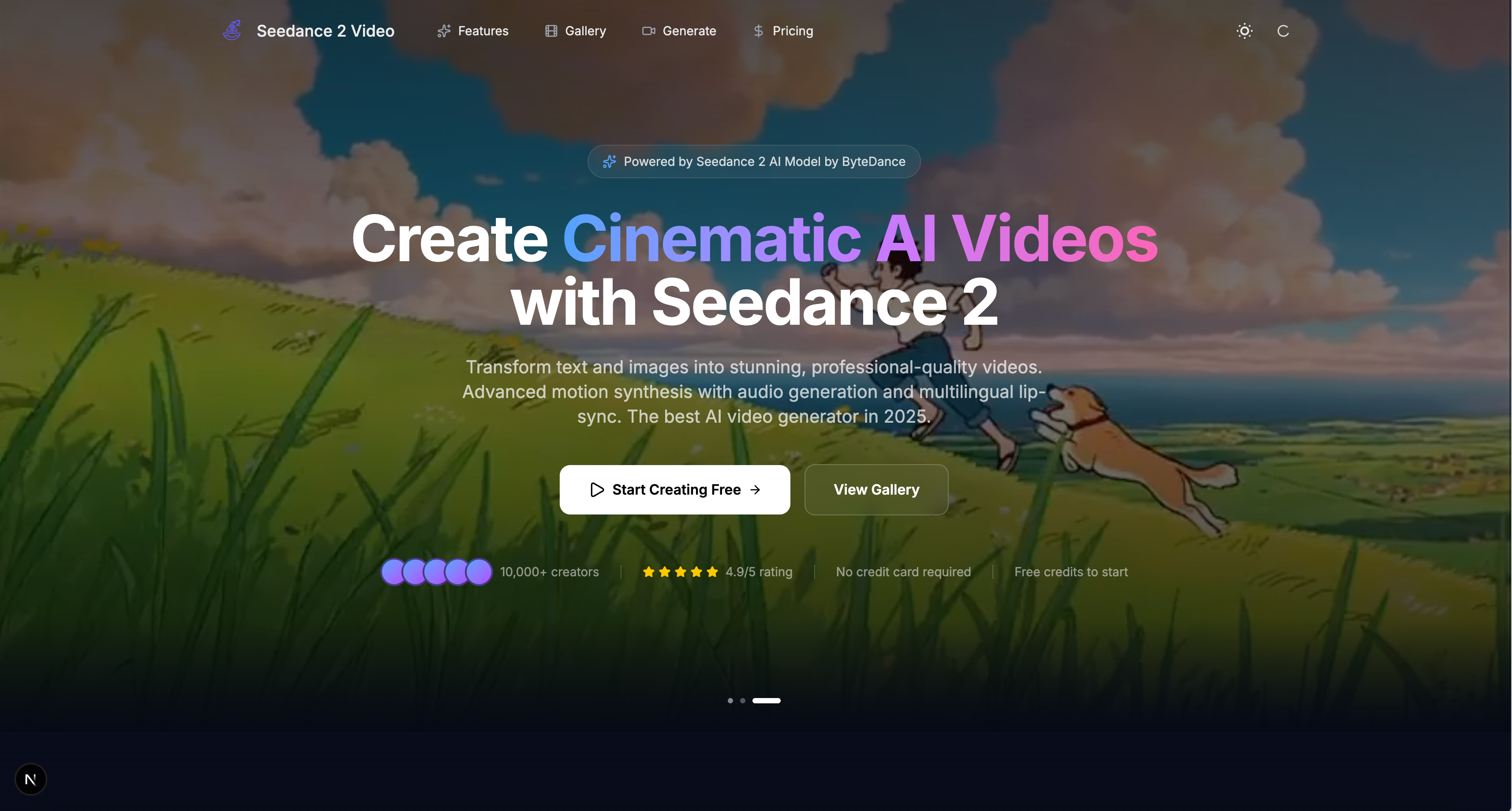 Seedance 2 Video Generator | Create Cinematic AI Videos