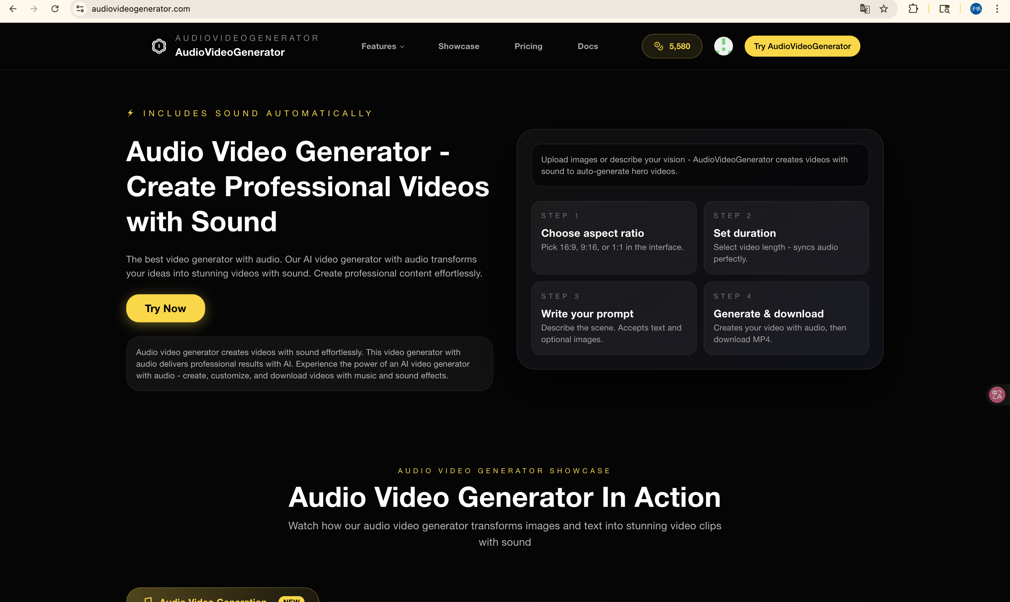 audiovideogenerator