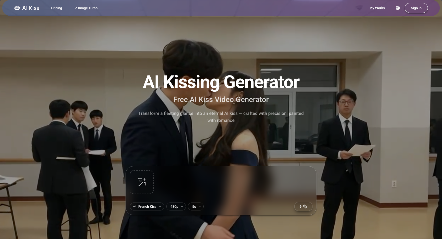 Free AI Kiss Video Generator
