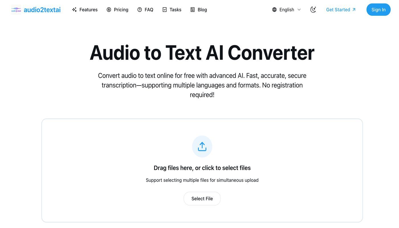 Audio to Text AI Converter