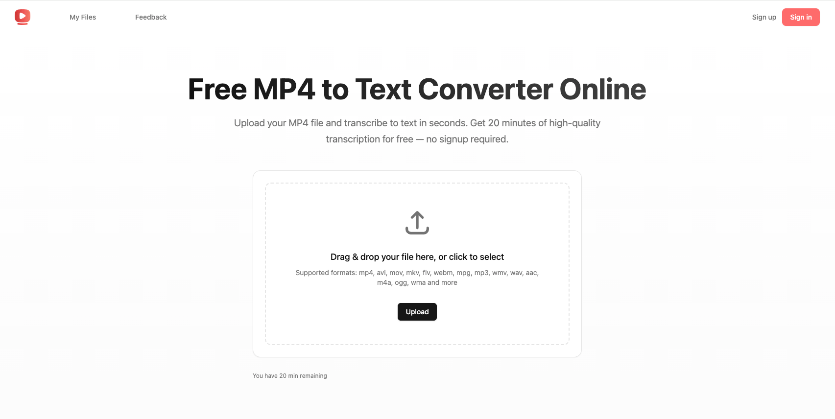 MP4 to Text