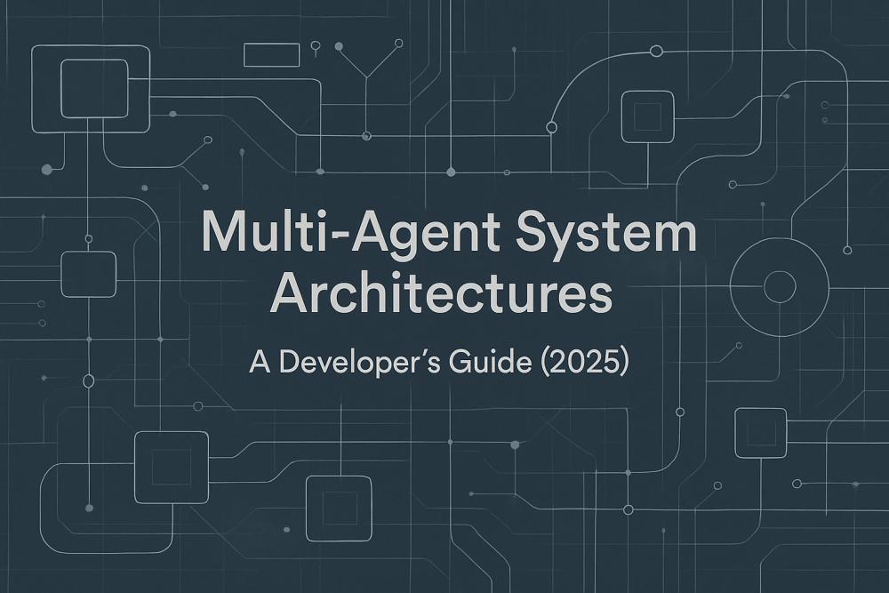 A blueprint of Multi-Agent System (MAS) architectures for AI developers.