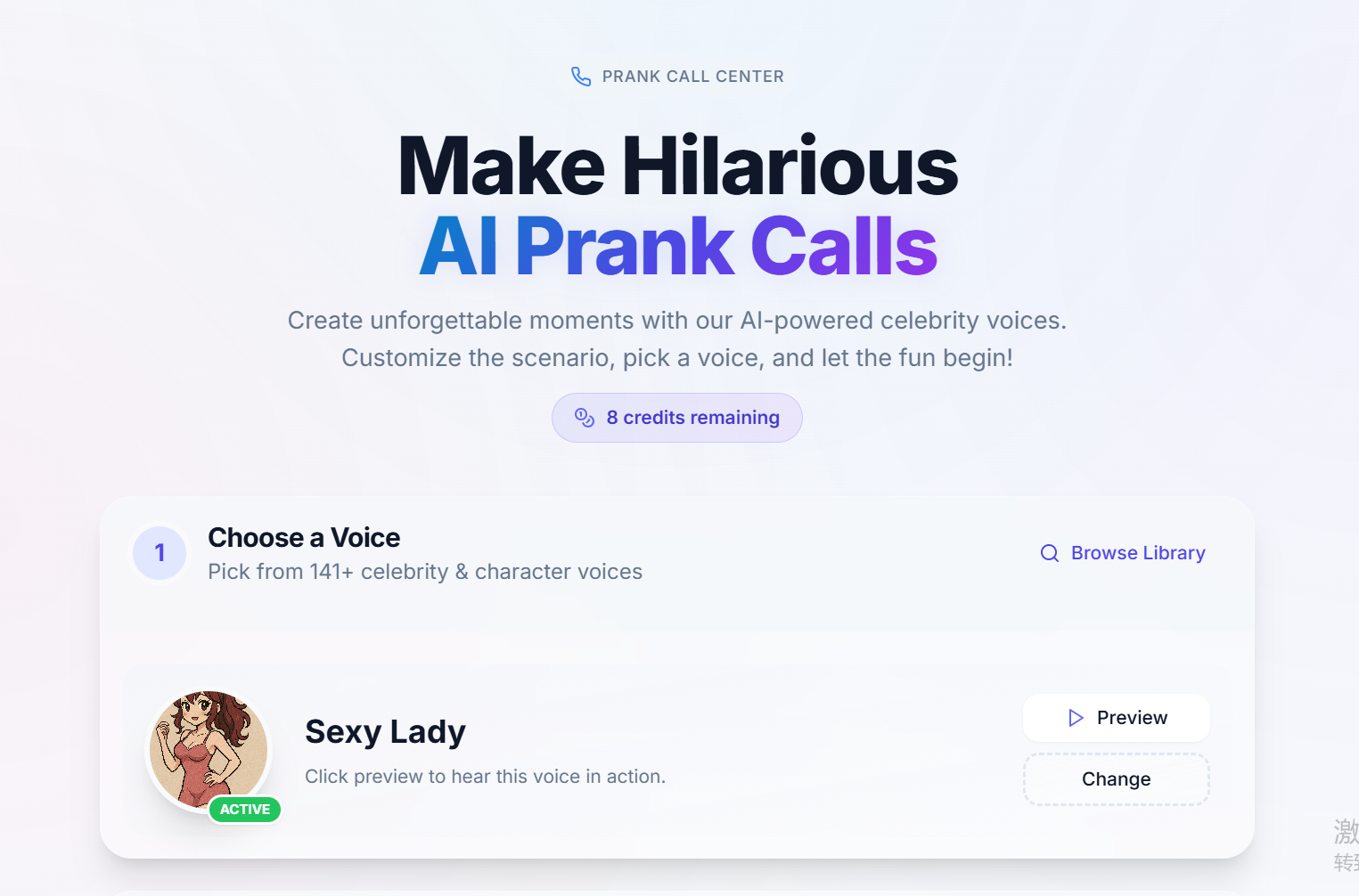 AI Prank Call