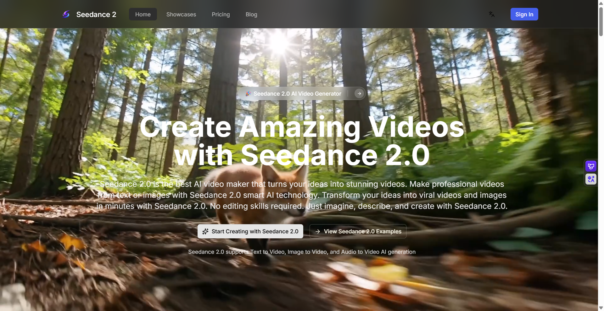 Seedance 2.0 AI Video Generator