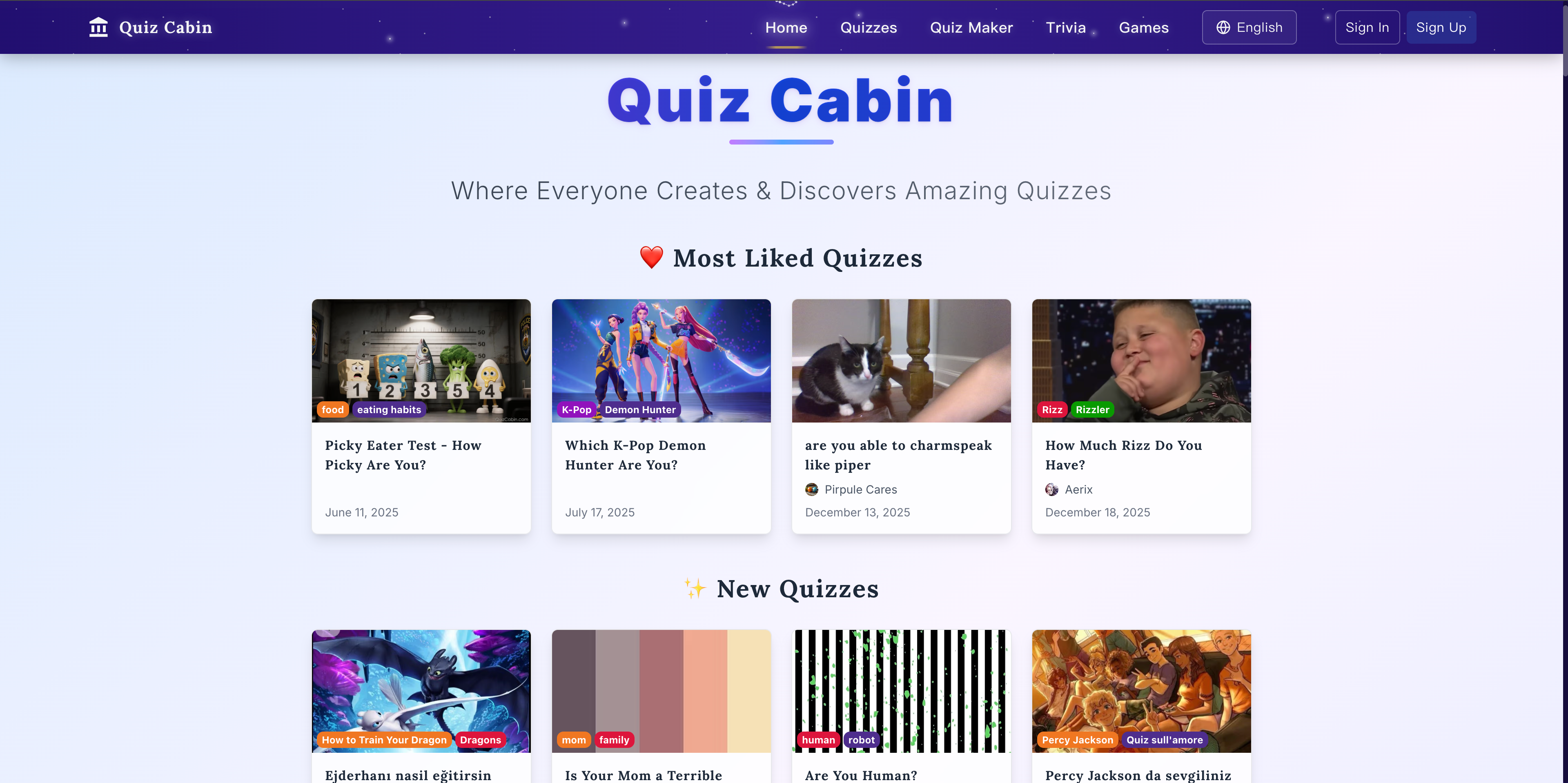 Quiz Cabin