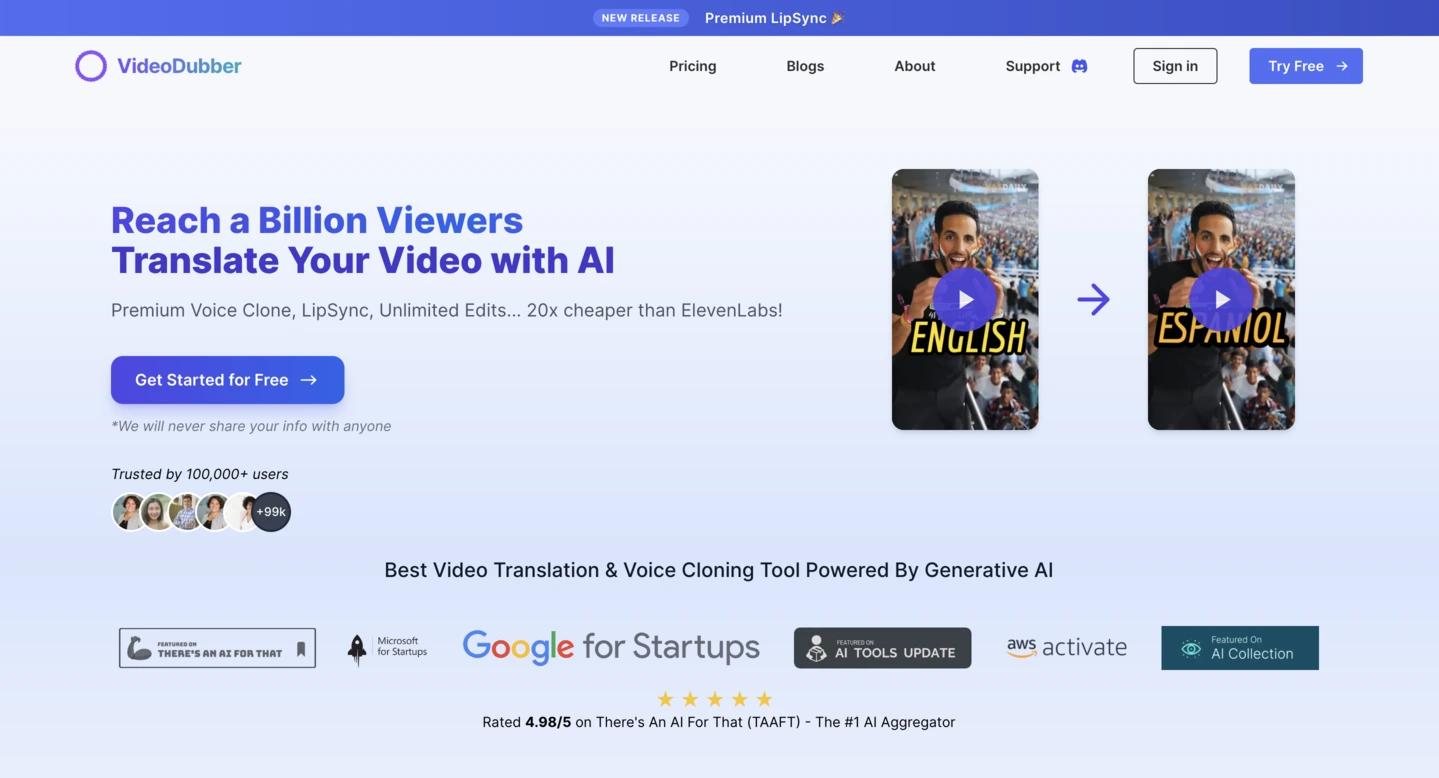 VideoDubber Video Translator