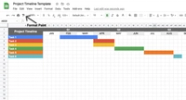 Google Sheets Project Timeline Template