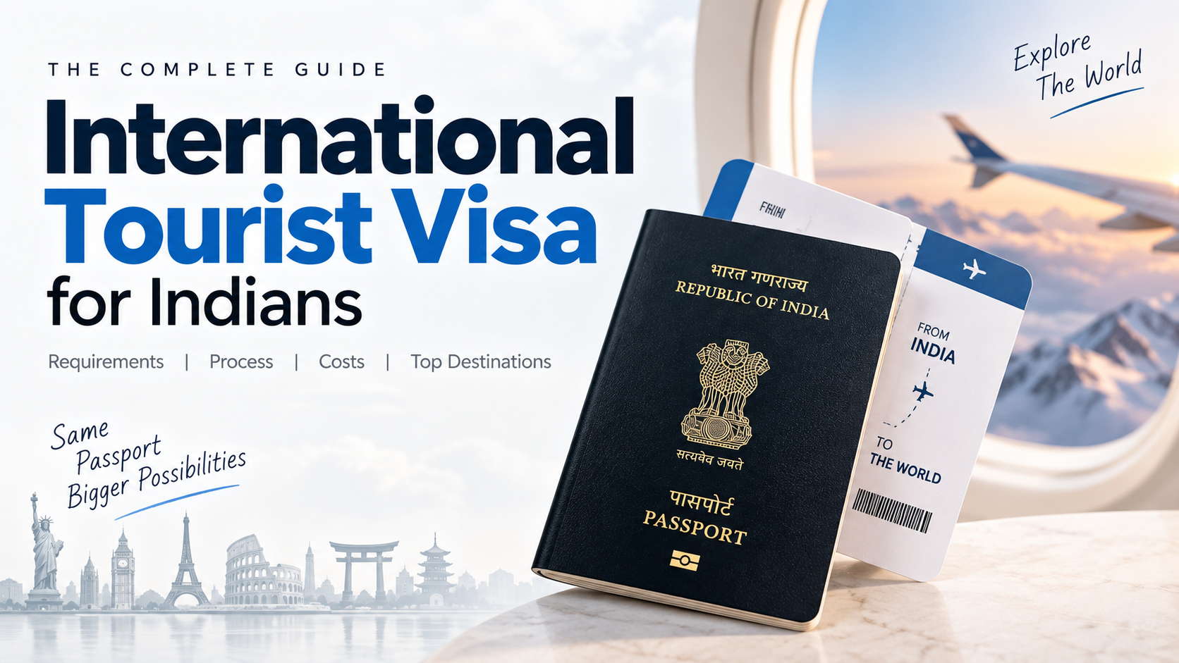 International Tourist Visa Guide for Indians: Requirements, Documents, Fees & Application Process