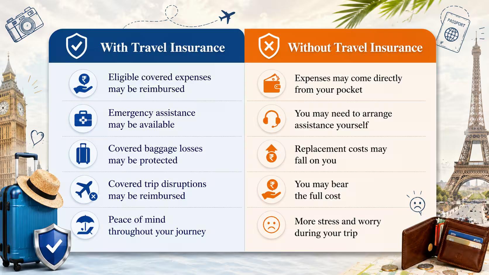 travel insurance coverage