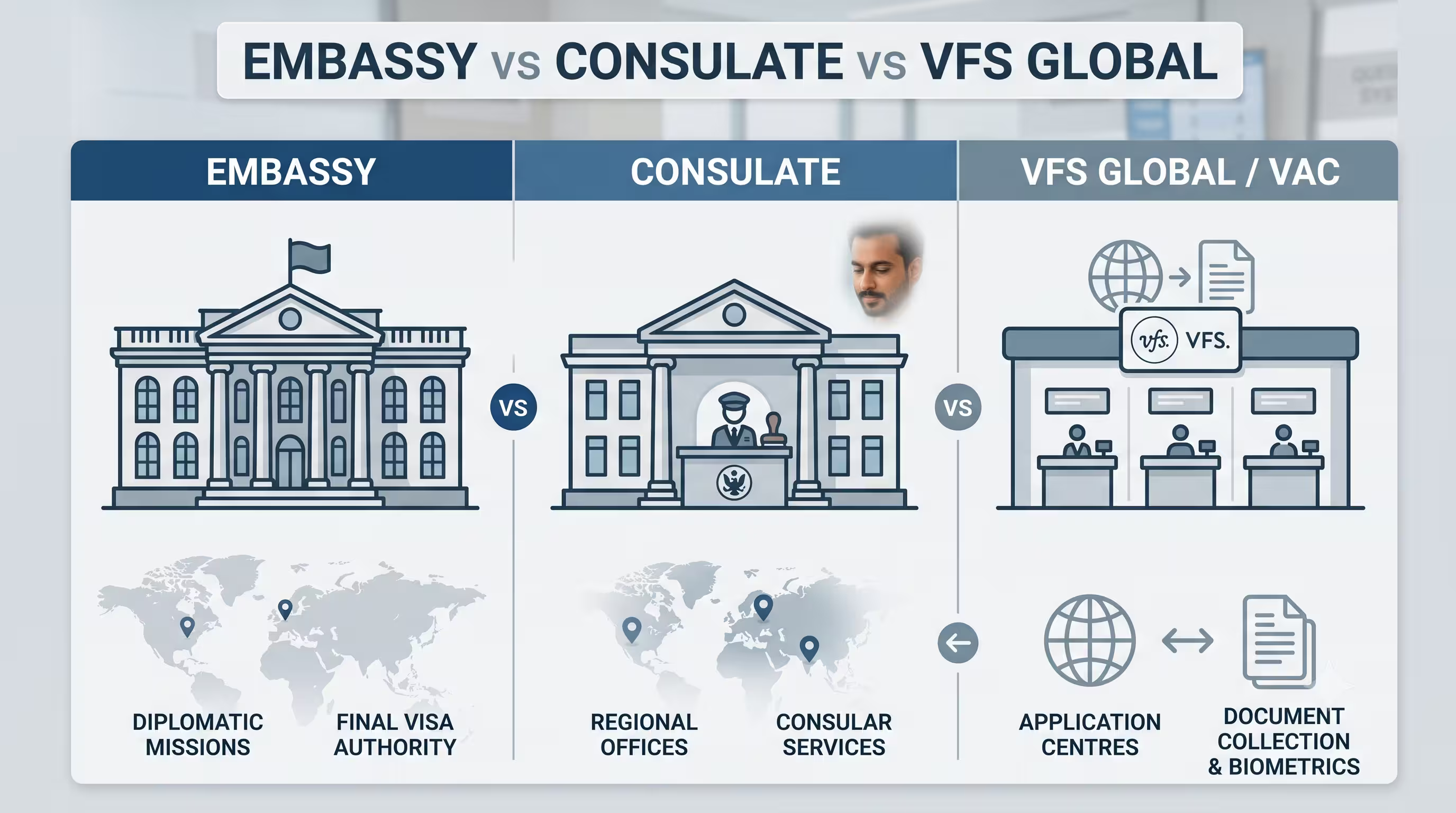 VFS Global biometric appointment