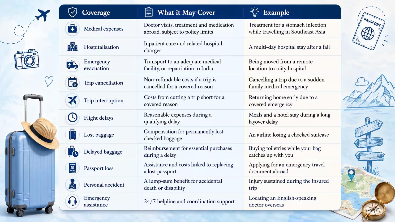 Travel insurance for Indian travellers