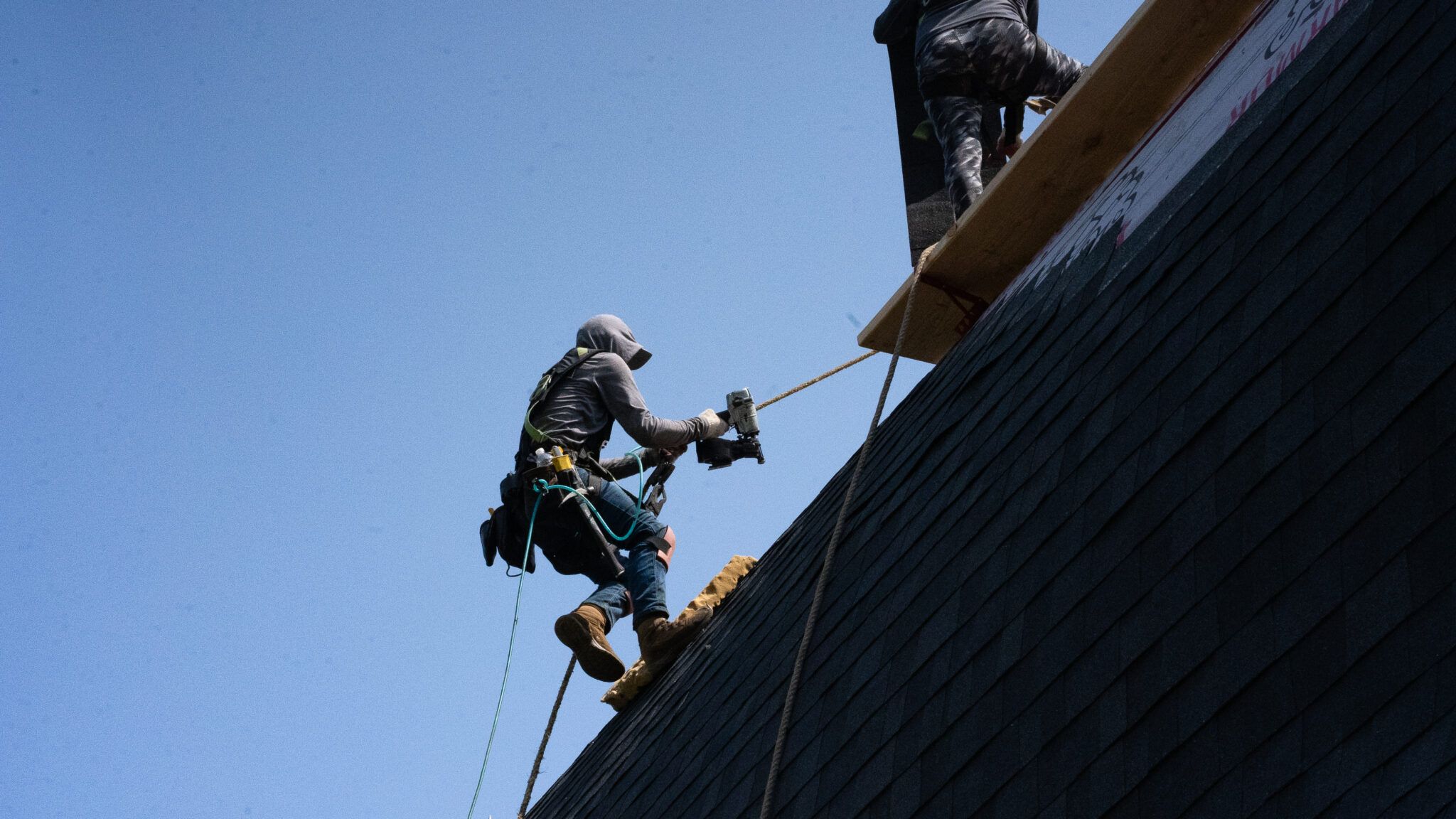 workers on roof