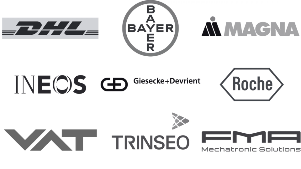 Logo cloud. Attendees represent companies such as