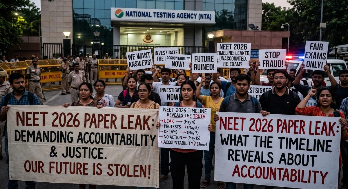 NEET 2026 Paper Leak: What the Timeline Reveals About Accountability