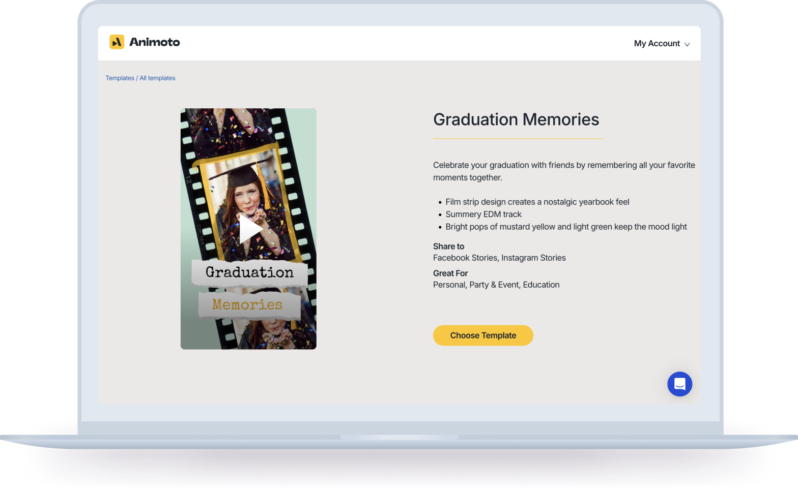 Graduation Slideshow Video Maker | Make Graduation Videos - Animoto