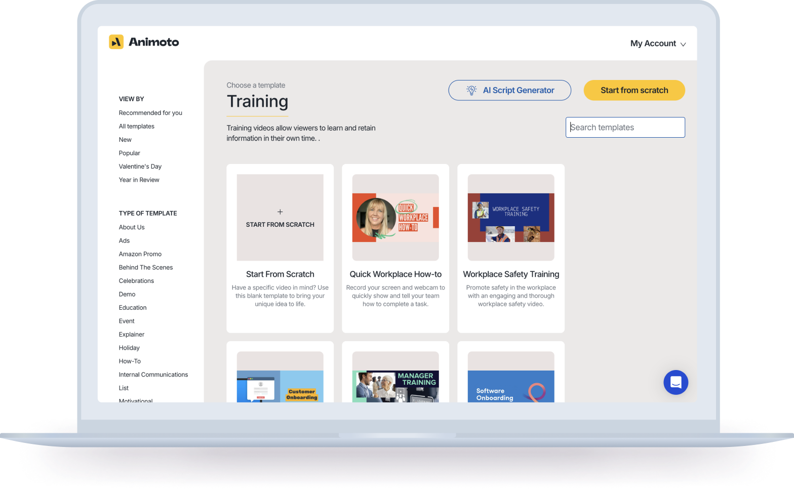 Custom Training Video Online Training Video Maker | Make Training Videos for Free - Animoto
