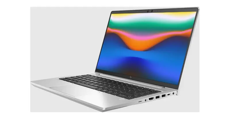 HP EliteBook 840 G8 reconditionné, écran ouvert