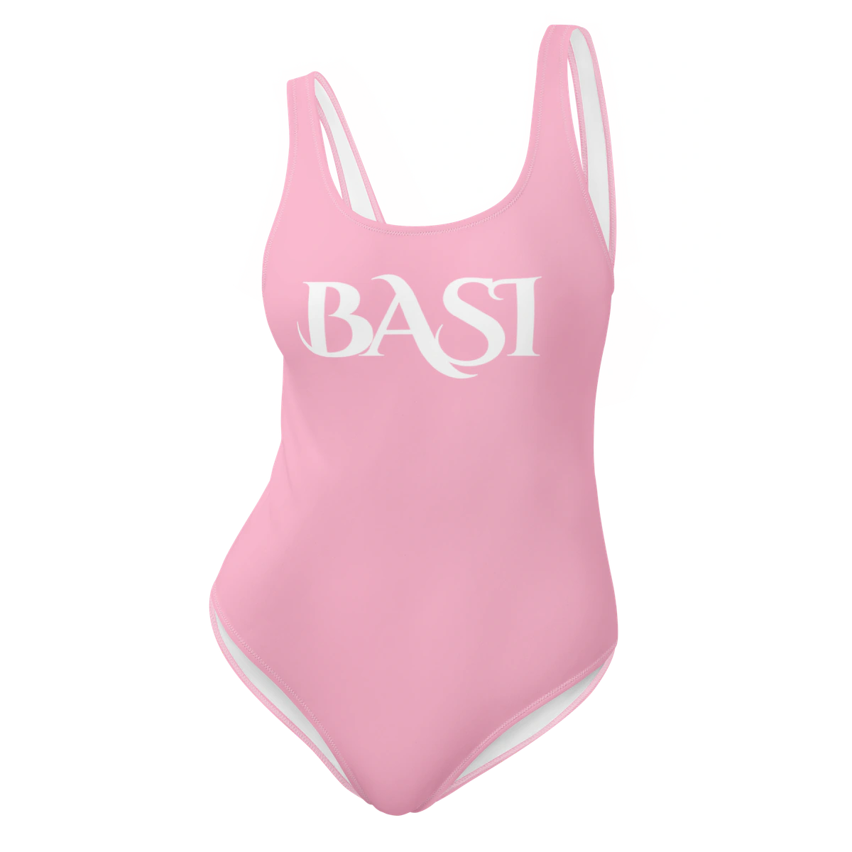 Front view of the BASI Cotton Candy One-Piece Swimsuit