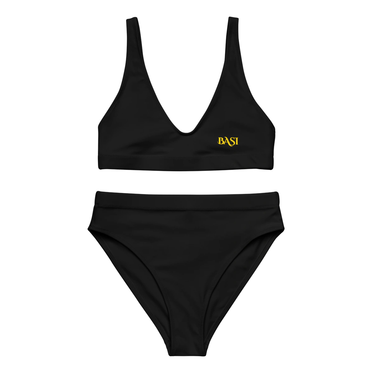 Front view of the BASI Classic High-Waisted Bikini