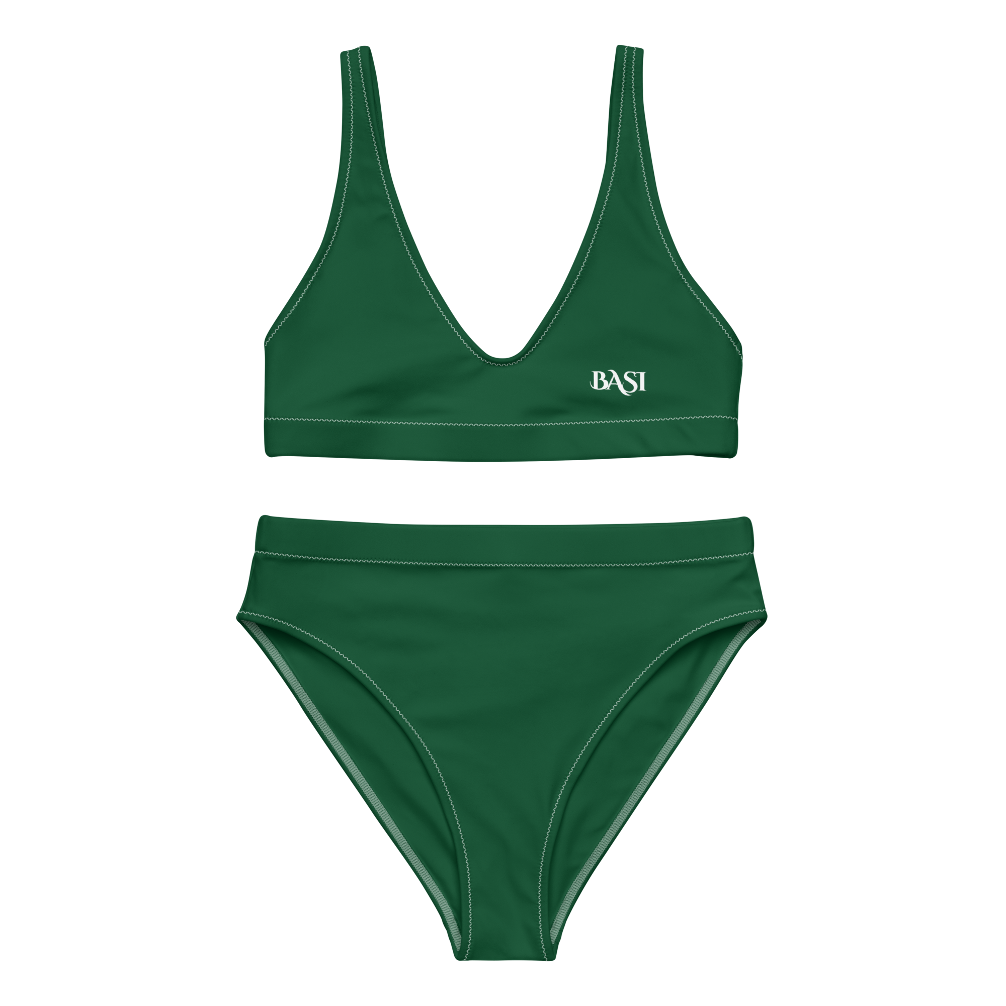 High-waisted bikini product artwork