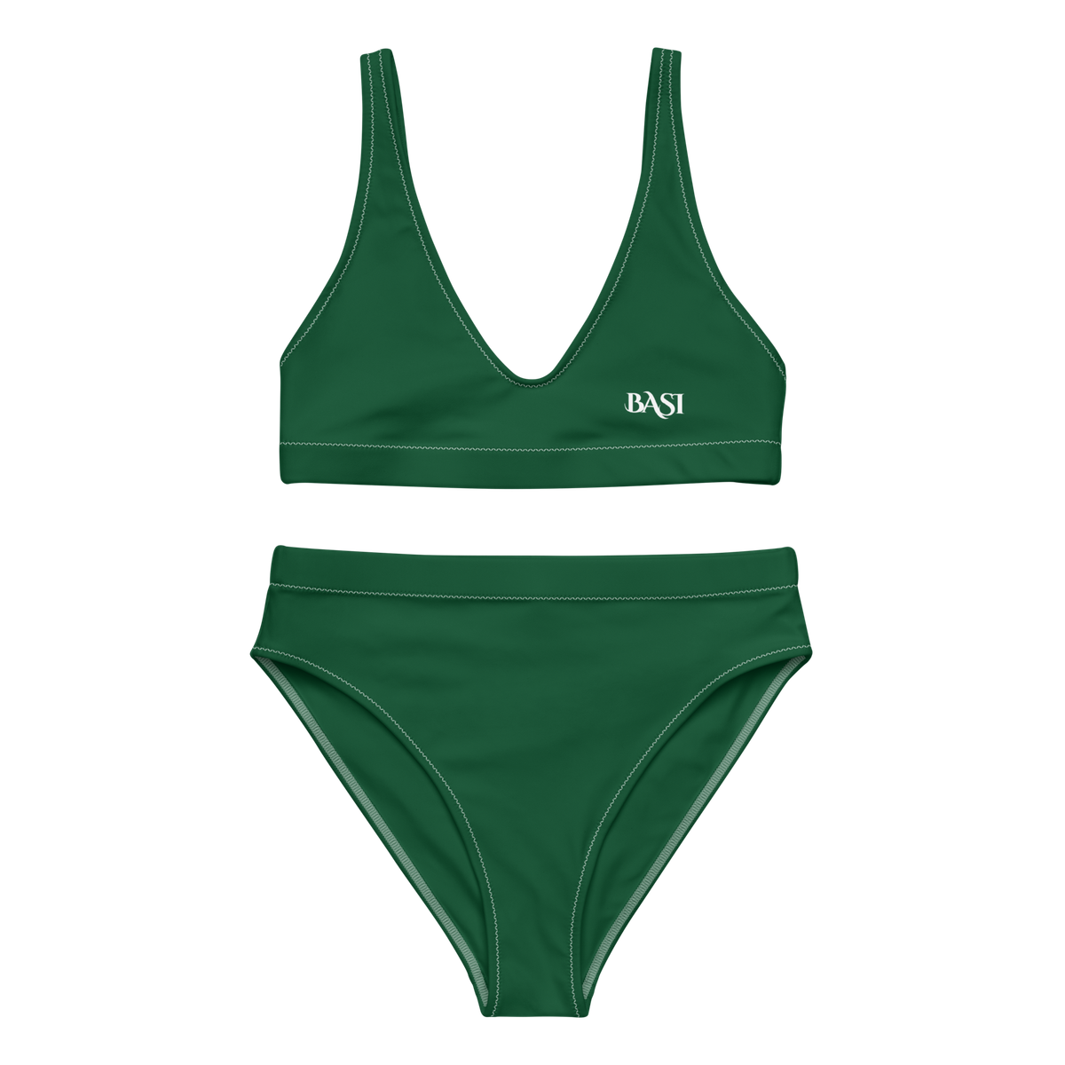 High-waisted bikini product artwork
