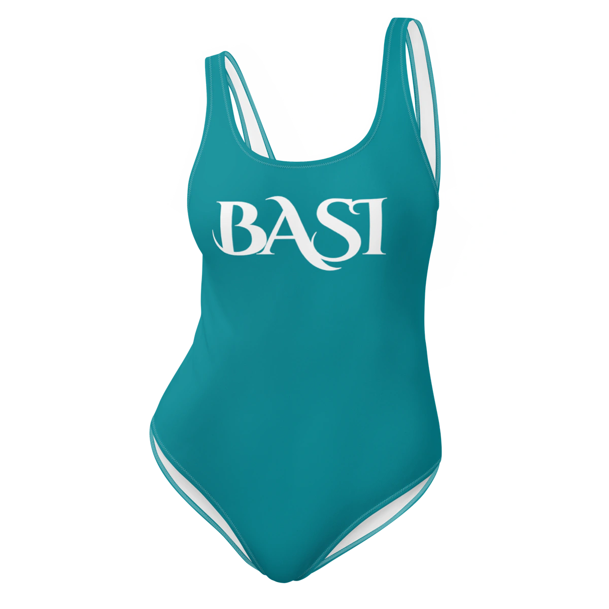 Front view of the BASI Eastern Blue One-Piece Swimsuit