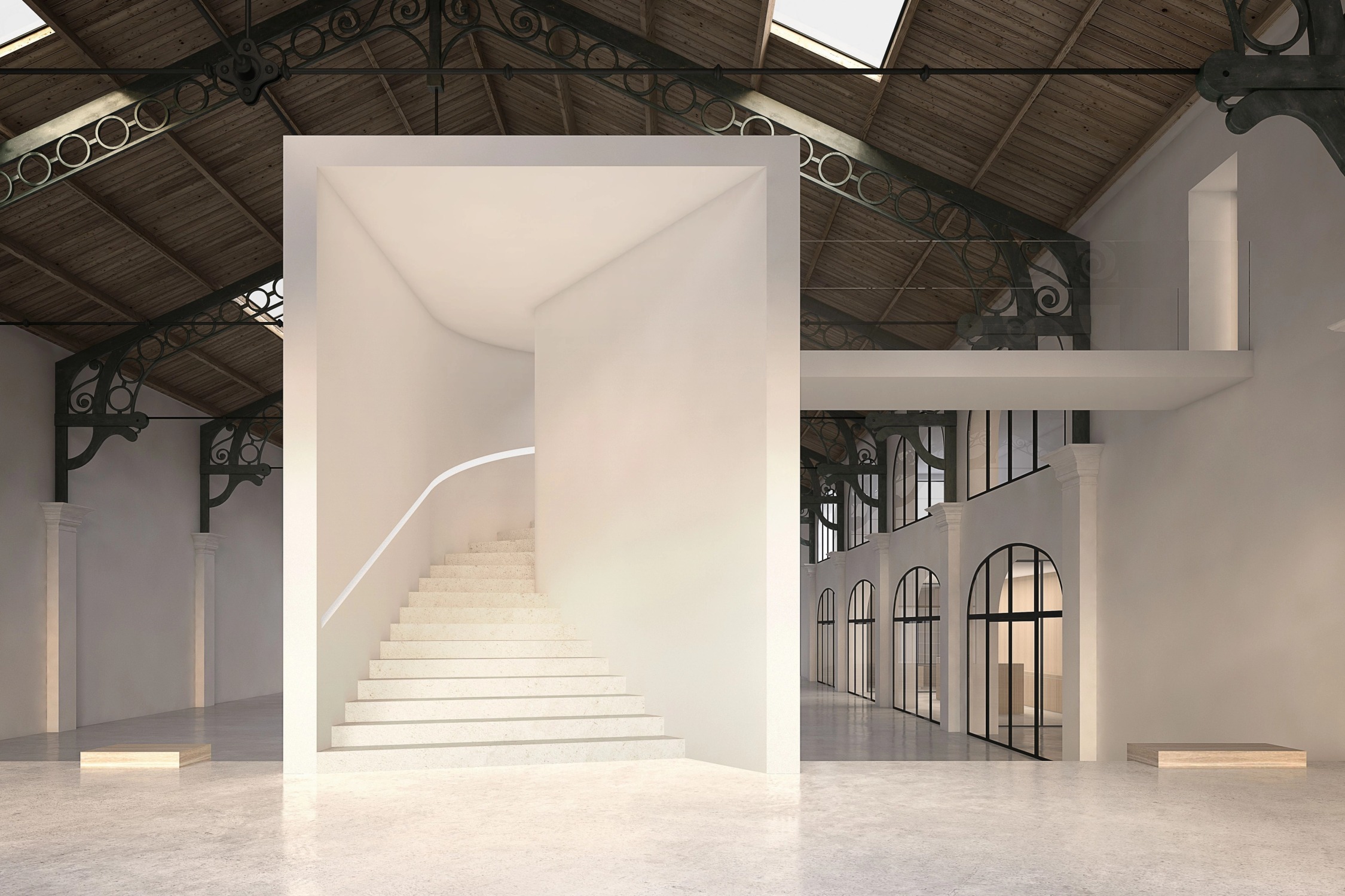 Patinoire Royale à Bruxelles project by Pierre Yovanovitch - architectural photography