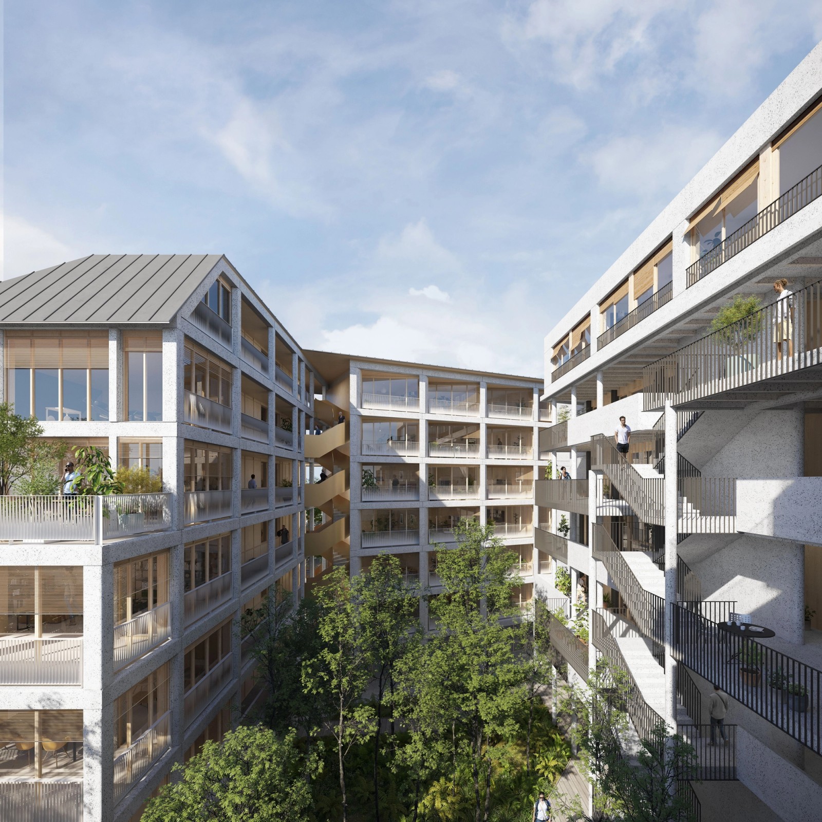 La Soda et Mars architecture Logements à Paris rue Baudry - by La Soda  2