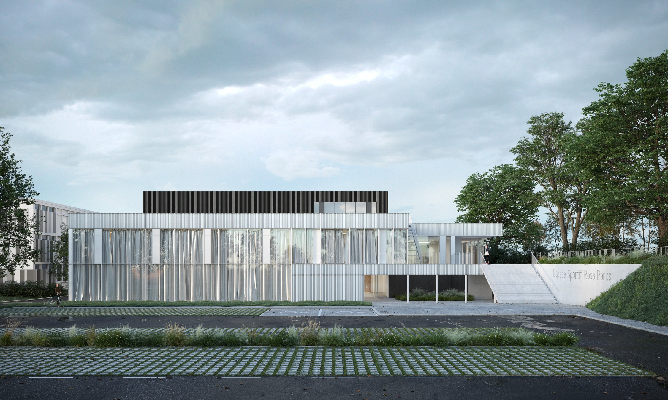 Rostrenen - Équipements sportif architectural photography