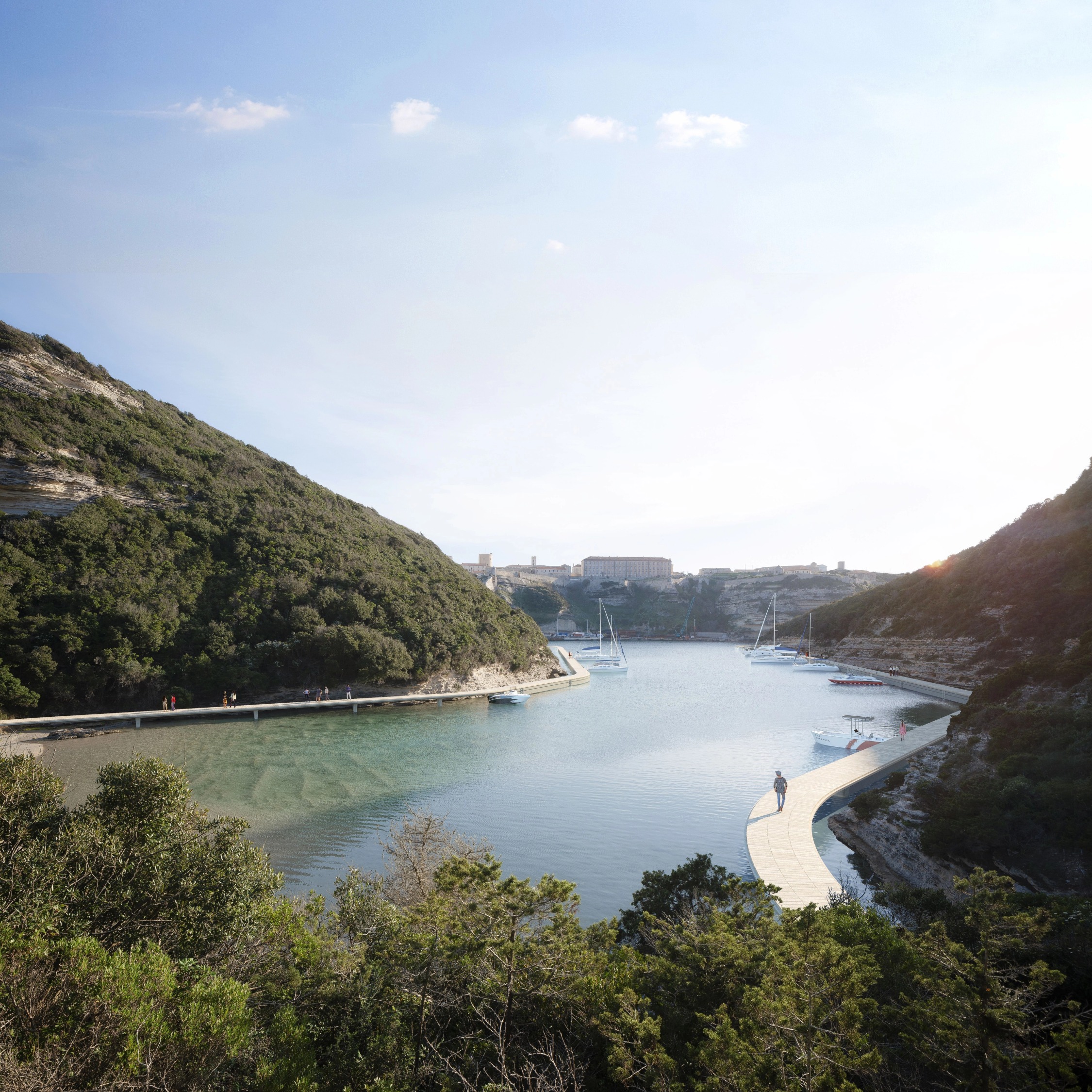 Bonifacio project by Marc Mimram - architectural photography