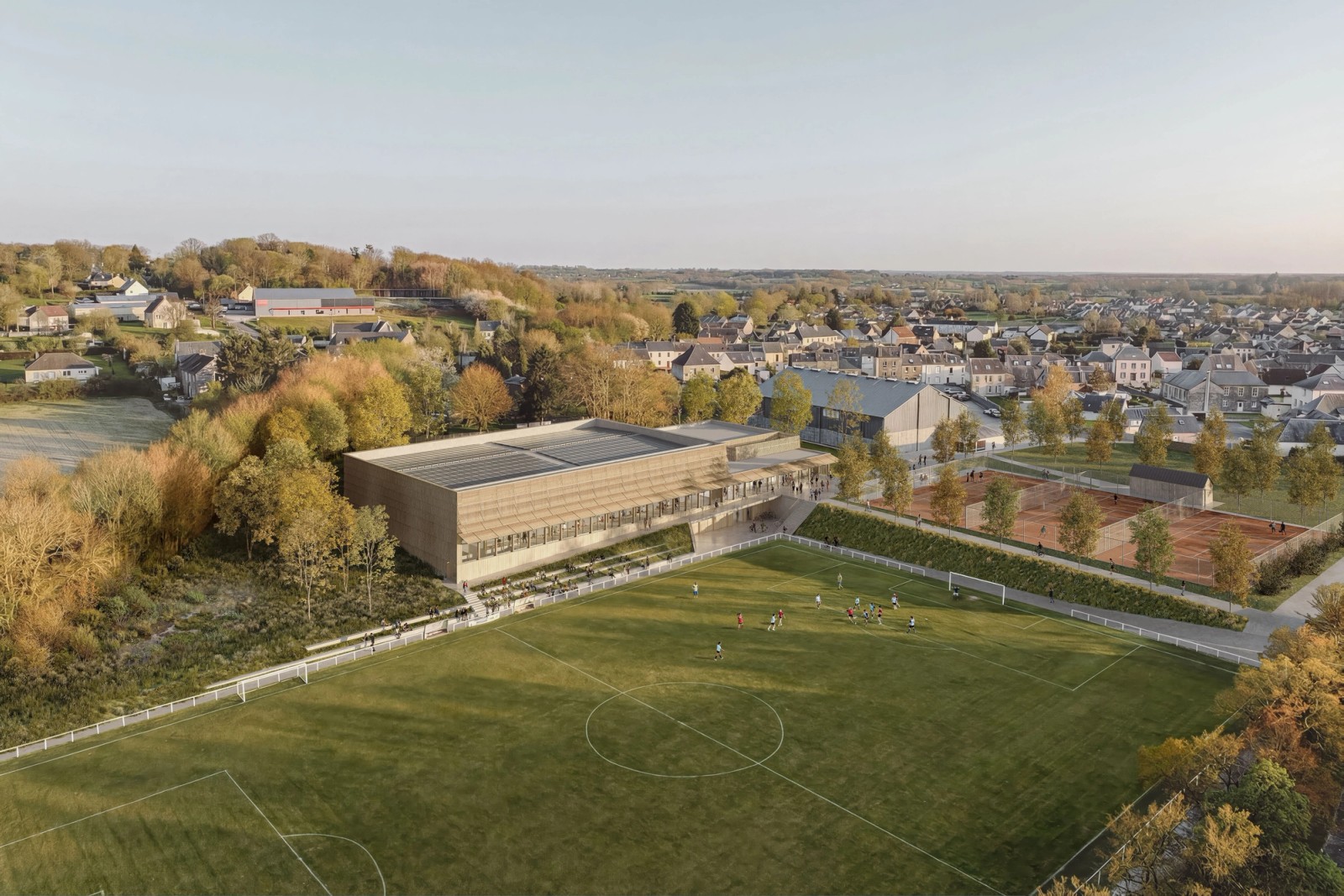 Gymnase Louis Gamet à La Haye - by MAArchitectes 1