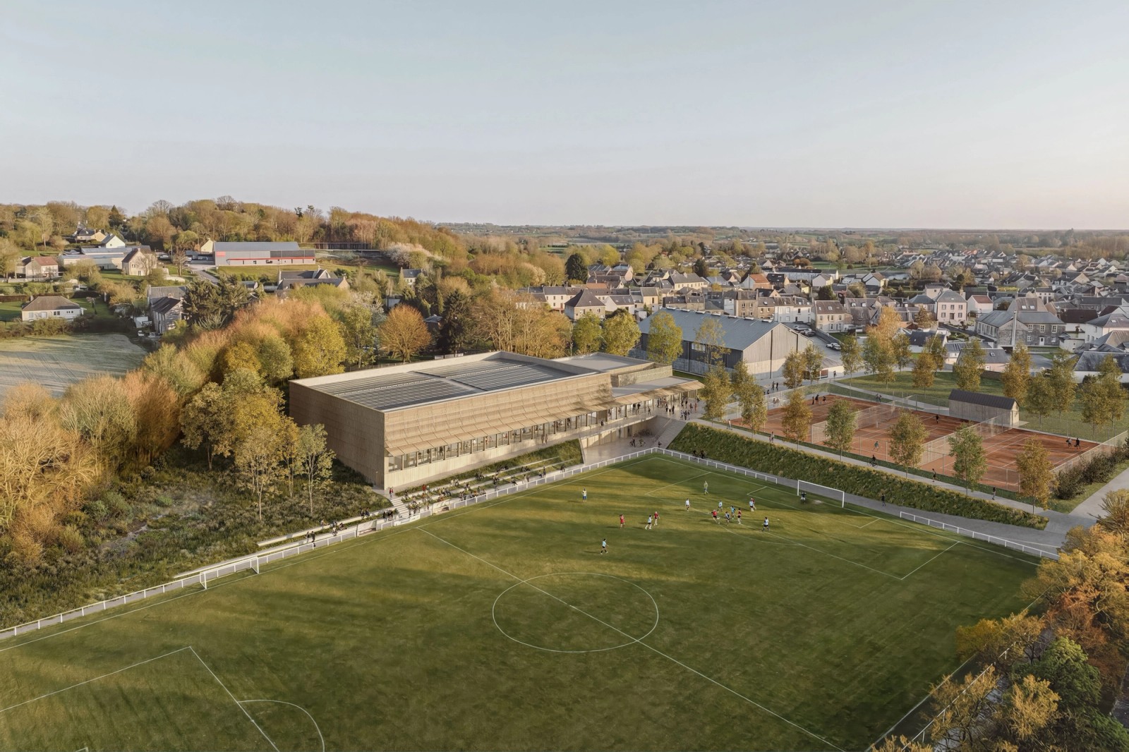 Gymnase Louis Gamet à La Haye - by MAArchitectes 1