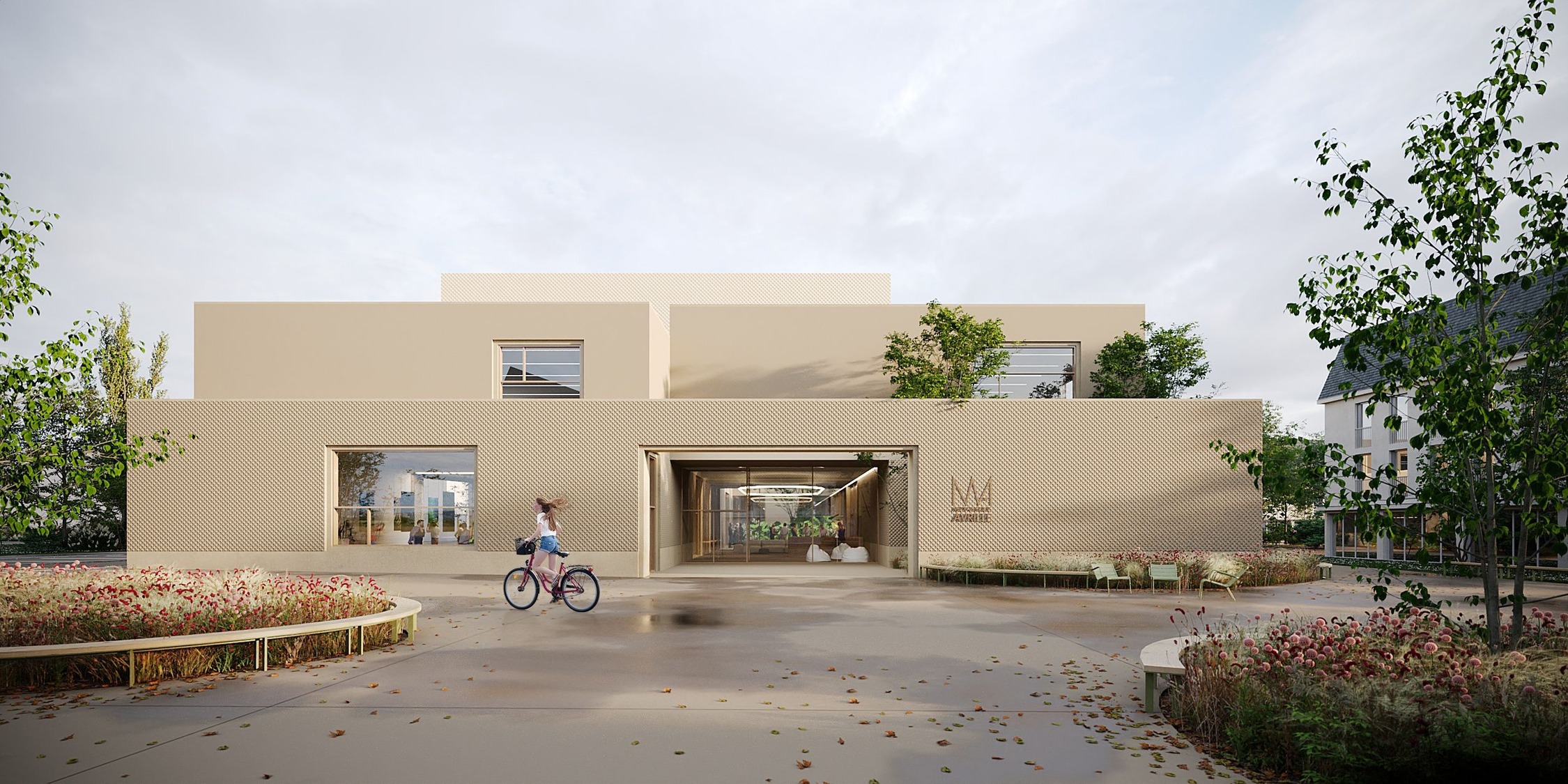 Médiathèque d'Avrillé - Équipements Culturel architectural photography