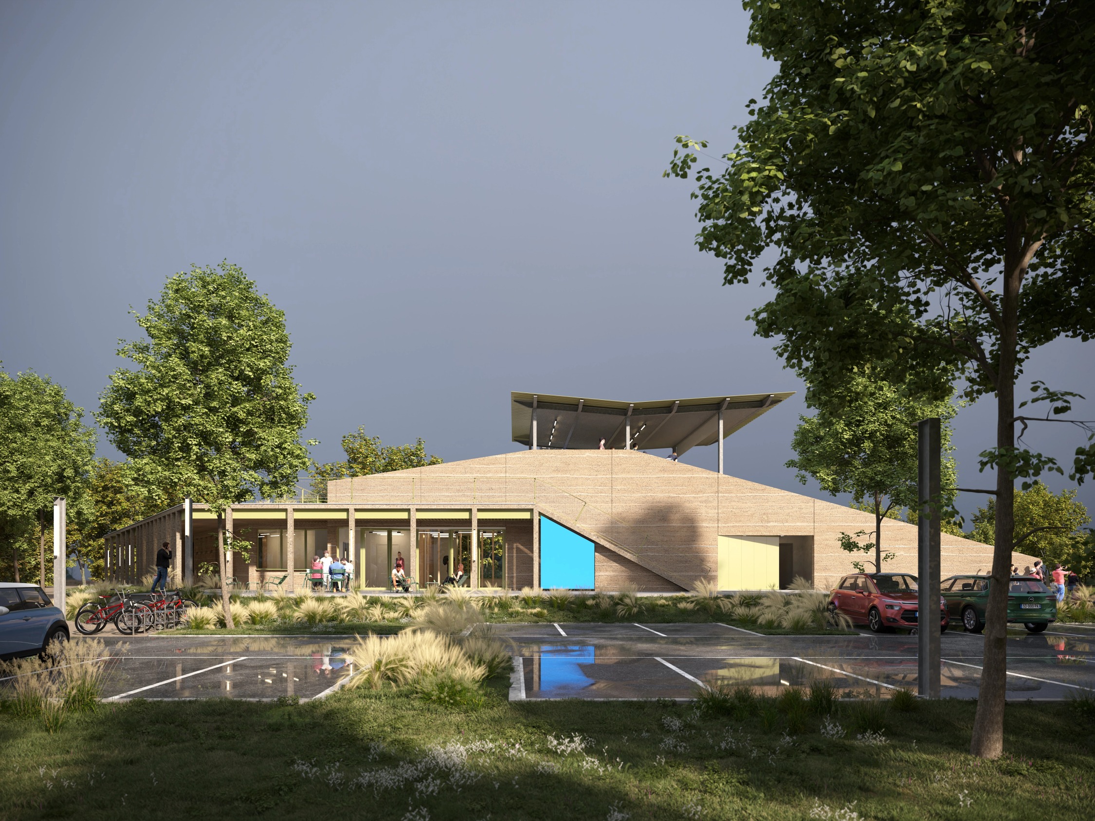 Piste de BMX à Lyon project by Kilinc Architecture - architectural photography