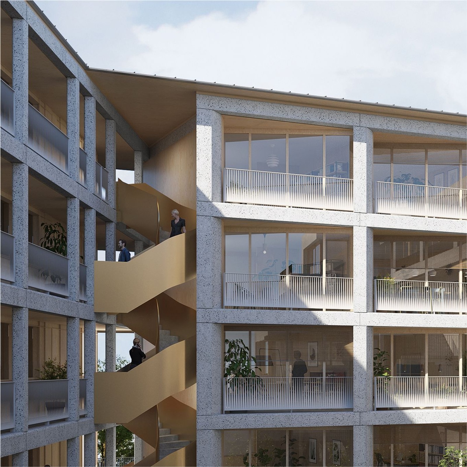 La Soda et Mars architecture Logements à Paris rue Baudry - by La Soda  2