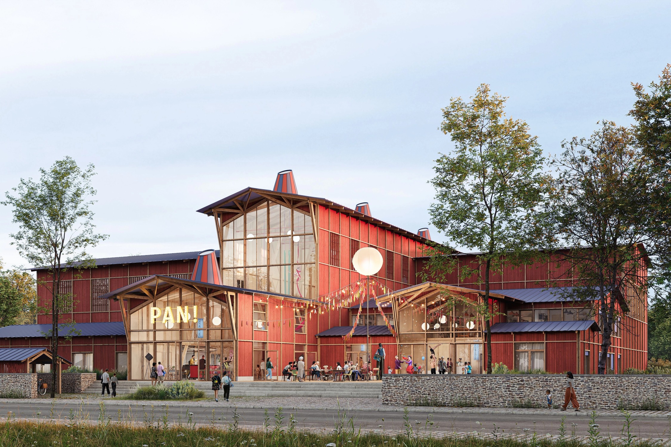 PAN ! Port des arts nomades project by Compagnie Architecture - architectural photography